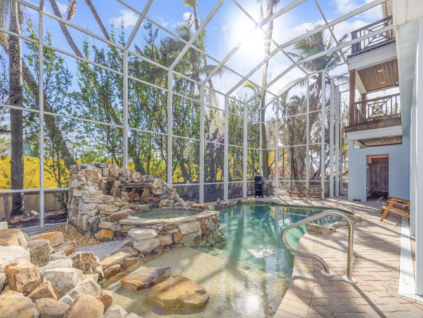 Captiva Island Beach Vacation Rental, Gulf View Home with Private Pool & Spa
